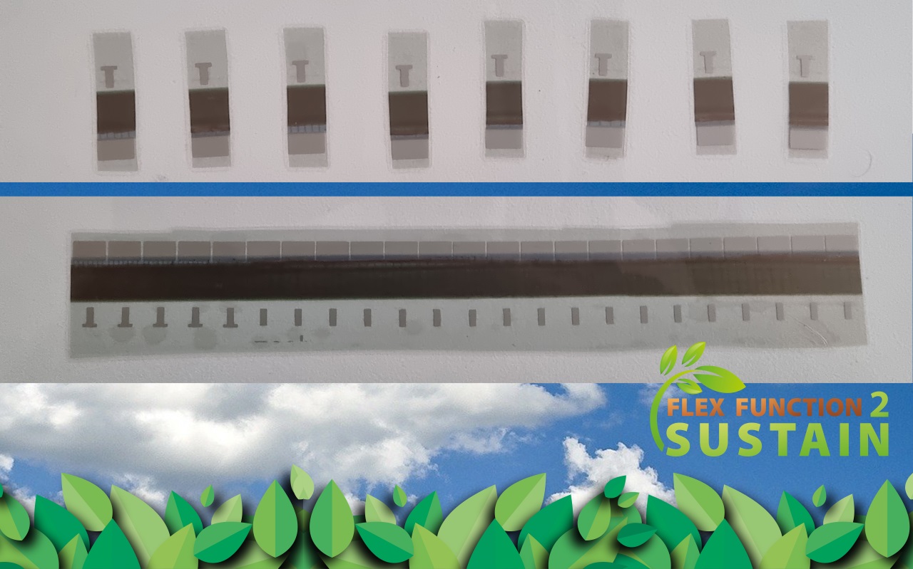 Read more about the article Sustainable and Smart becomes real – World´s first organic photovoltaic cell on recycled material made by EU-consortium FlexFunction2Sustain