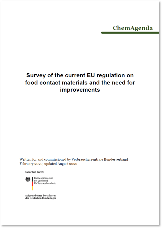 Survey of the current EU regulation on food contact materials and the need for improvements