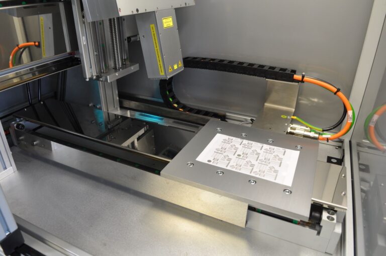 Sample area of the diode laser array system Sample area of the diode laser array system